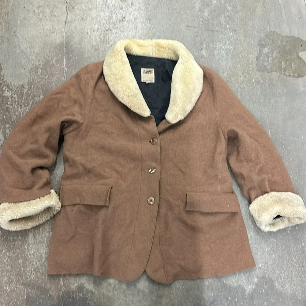Hilary radley genuine shearling women‎ coat
